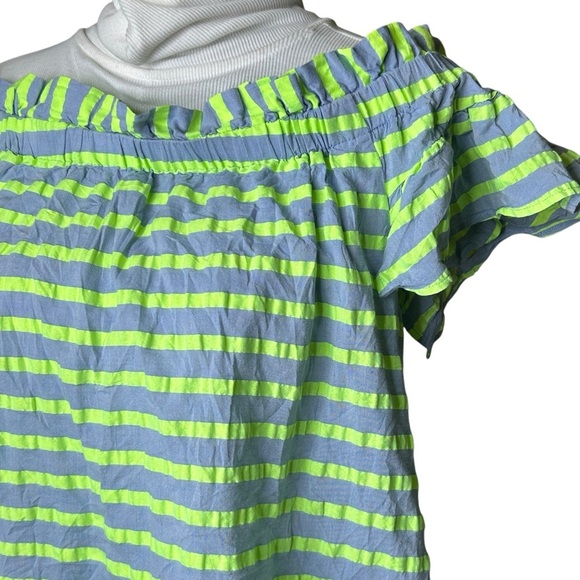 Anthropologie Bayside Off-The-Shoulder Dress Corey Lynn Calter medium Petite - Picture 5 of 7